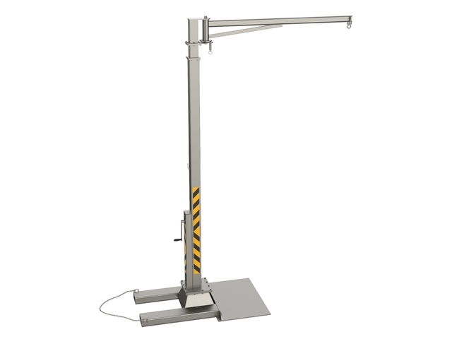 Foto do produto - Linha de Vida Pórtico Móvel de Contra Peso com Pneu