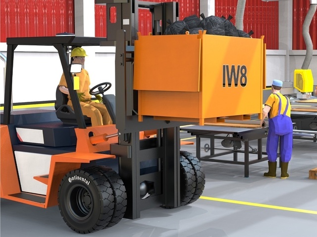 Lixeira Industrial com Tampa