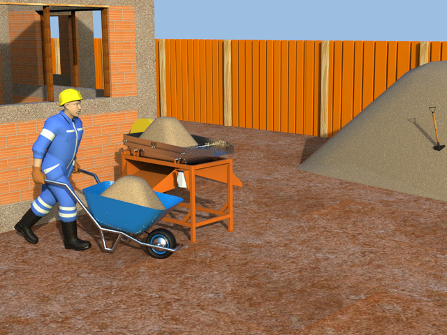 Máquina Peneirar Areia