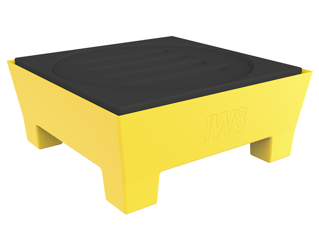 Palete com Bacia de Contenção Tambor 200 Litros