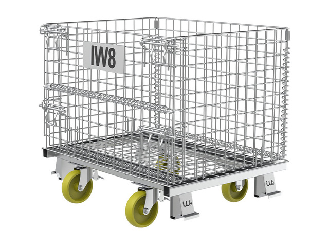 Palete Gaiola de Armazenamento com Roda