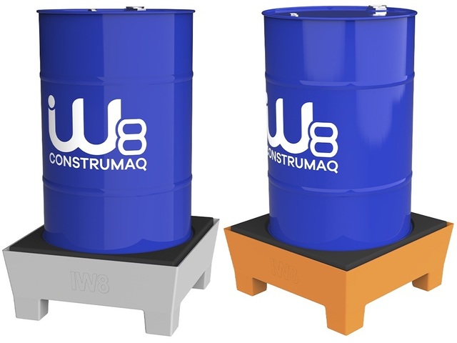 Paletes com Contenção Tambor Produtos Químicos