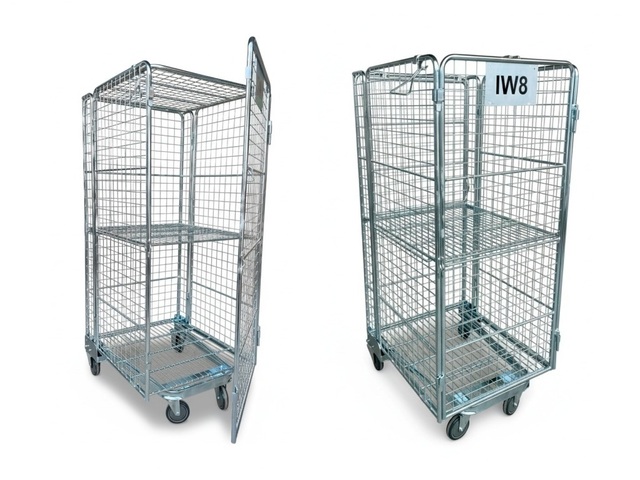 Paletes Gaiola Armazenagem com Rodas