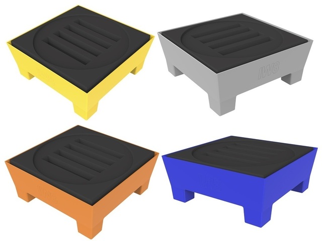 Pallet com Contenção Tambor Produtos Químicos