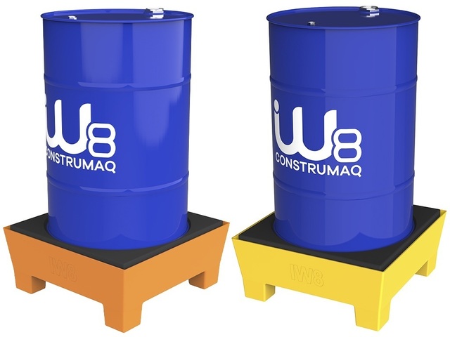 Pallet Contentor de Óleo Tambor Produtos Químicos