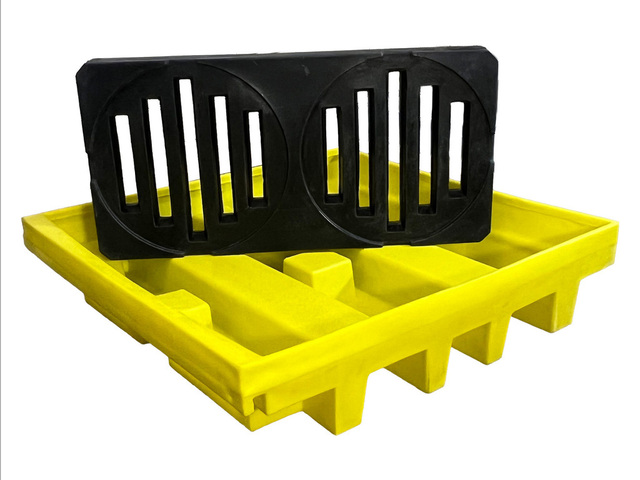 Pallet de Contenção 4 Tambor Grade Movel