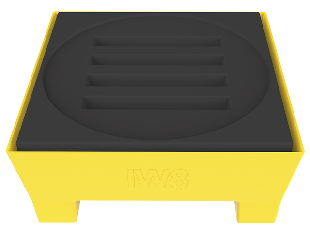 Pallet de Contenção Amarelo Tambor Produtos Químicos