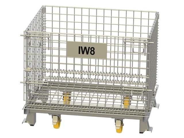 Pallet Gaiola Armazenamento Estoque Transporte com Rodas