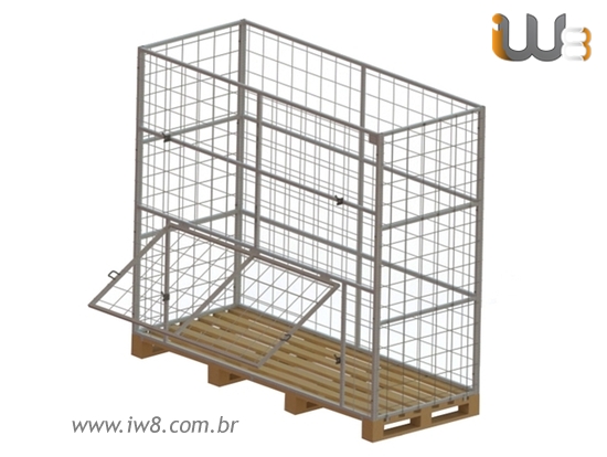 Foto do produto - Rack Metálico para Armazenagem