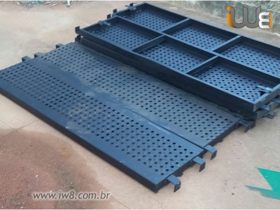 Foto do produto - Piso Metalico para Andaime Plataforma