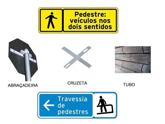 Placas de Transito Sinalização Advertência Indicação