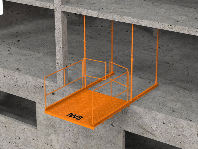 Plataforma de Grua para Canteiro de Obras
