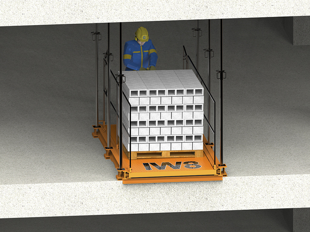 Plataforma de Gruas de Torre Carga Descarga