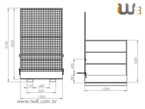 Plataforma Elevatoria Para Empilhadeiras