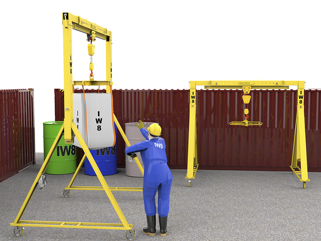 Pórtico com Talha Regulável 1500kg