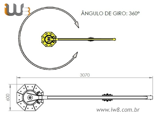 Pórtico Giratório Projeto