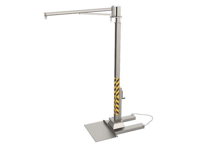 Pórtico Móvel tipo Contra Peso com Pneu Linha de Vida Caminhão