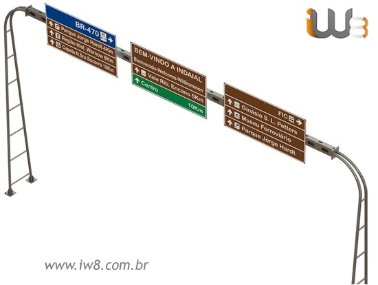 Poste para Sinalização de Trânsito