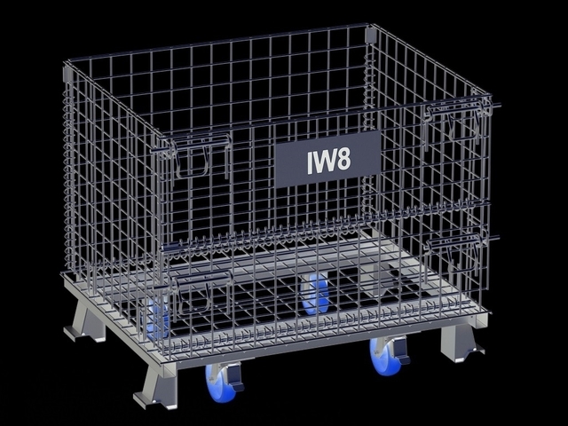 Projeto Gaiola Aramada Rodinhas Armazenagem