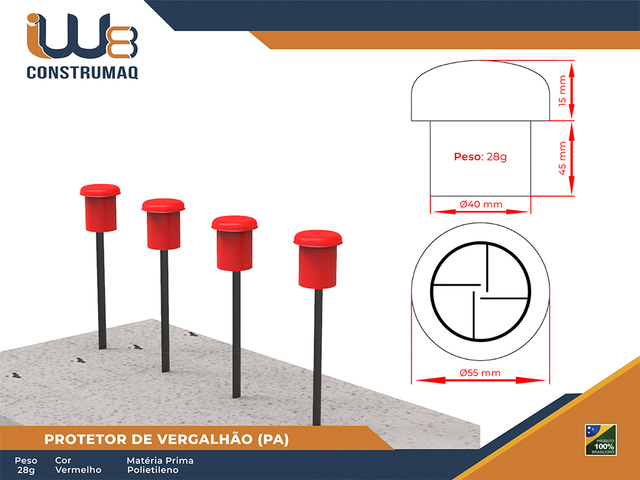 Proteção para Pontas de Ferragens PA