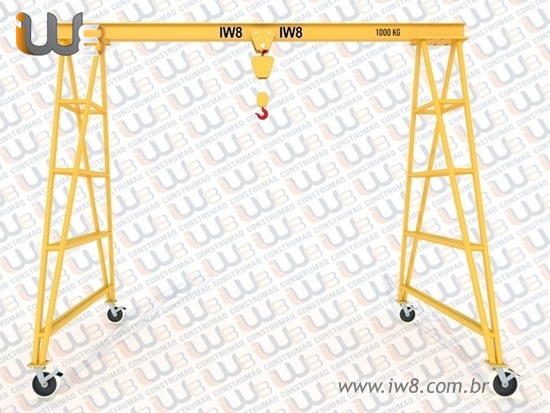 Pórtico com Talha 1000kg