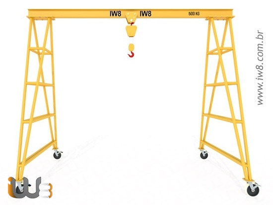 Foto do produto - Pórtico Móvel com Talha Manual 500kg