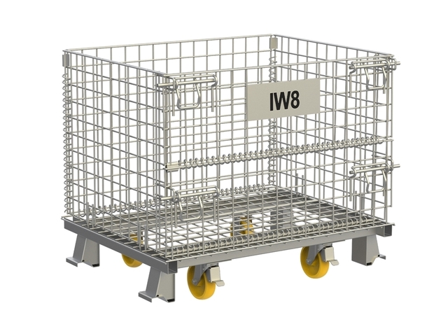 Rack Aramado Desmontável Armazenamento com Rodas