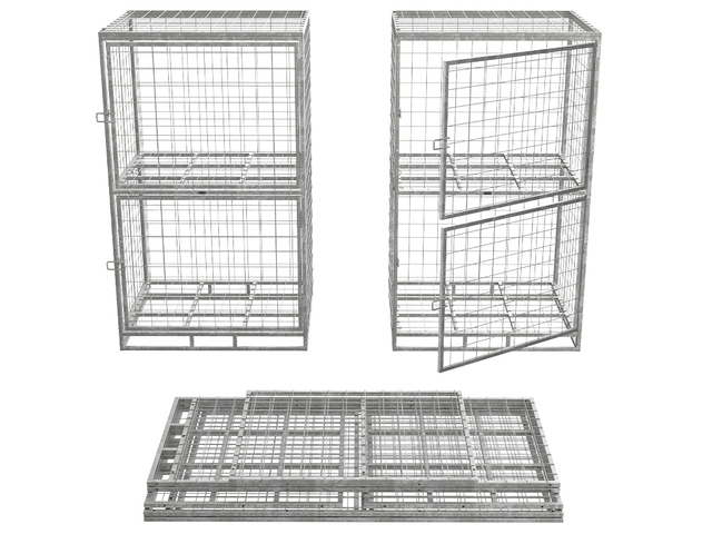 Rack Cesto Metálico Grande Desmontável