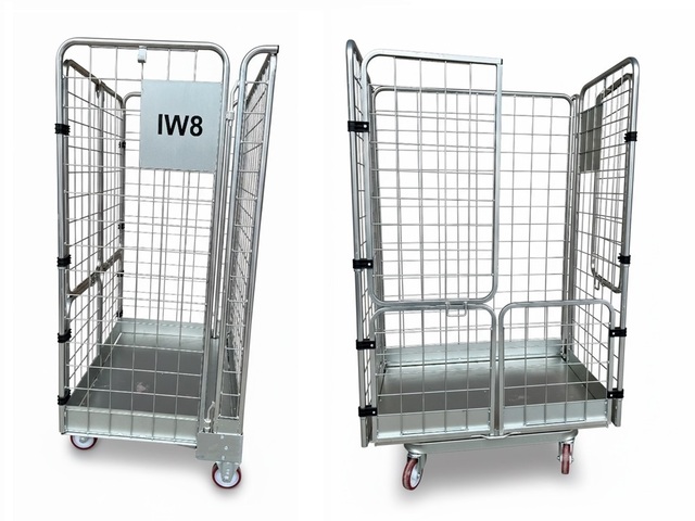 Rack de Armazenamento com Rodas Transporte