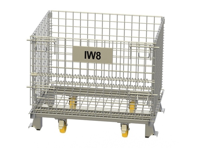 Rack Empilhável Armazenamento Transporte com Roda