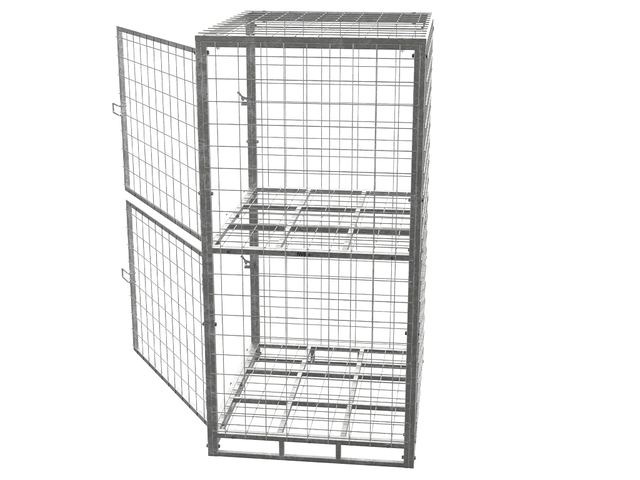 Rack Gaiola de Ferro Galvanizada