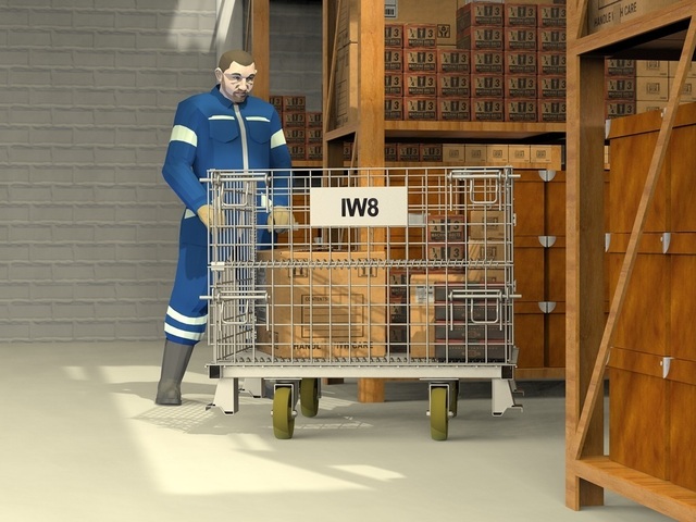 Rack Metálico Aramado com Rodas