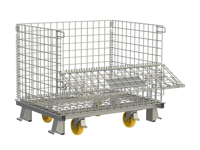 Rack Metálico Galvanizado Armazenamento com Rodas