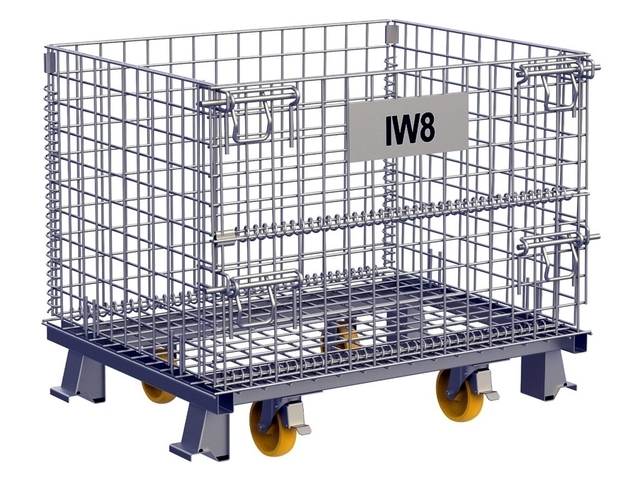 Rack Metálico Pallet Rodinhas Armazenagem