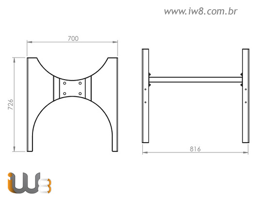 Rack para Armazenamento de Tambores