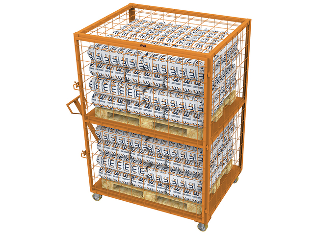 Rack para Armazenamento Rodas Prateleira