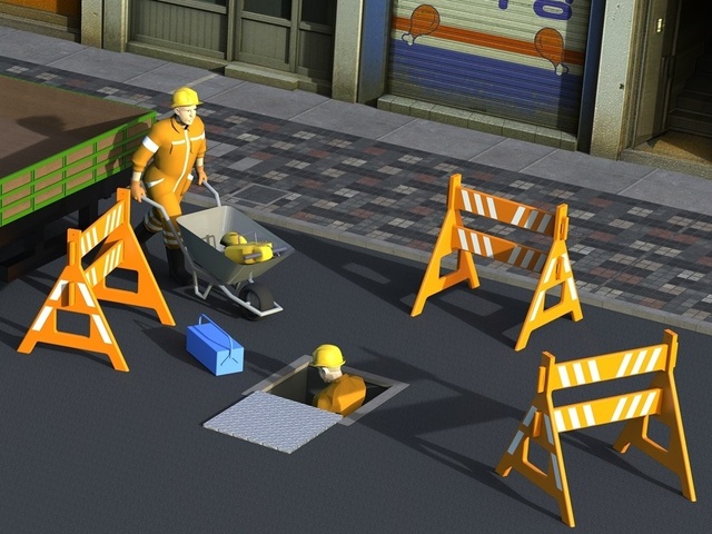 Sinalização de Segurança Cavalete Plástico