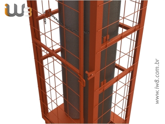 Skid para Transporte de 2 Cilindros