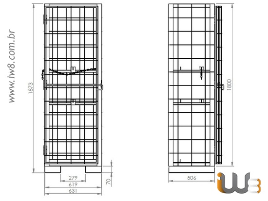 Skids para Transporte de 2 Cilindros