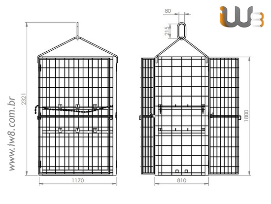 Skids para Transporte de Cilindros