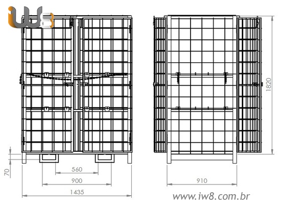 Skids para Transportes de Cilindros