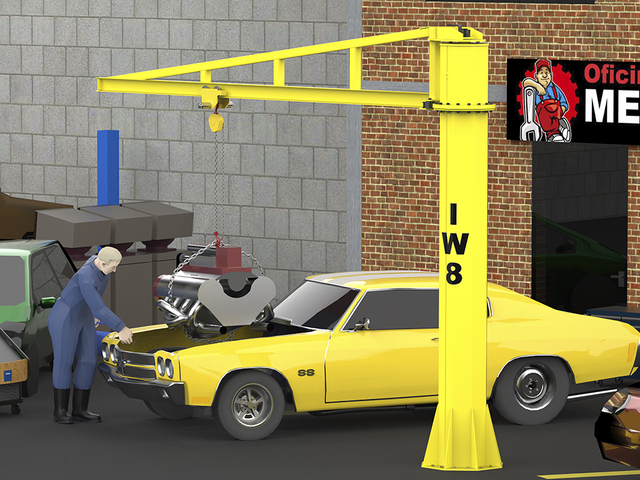 Suporte Giratório para 1000kg Giro 360 Lança 4,5m