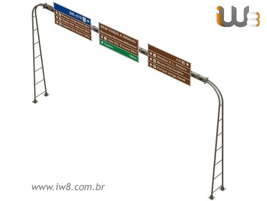 Suporte para Placa de Sinalização