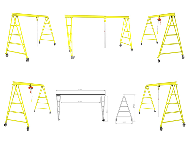 Suporte Talha 500kg Elétrica Manual