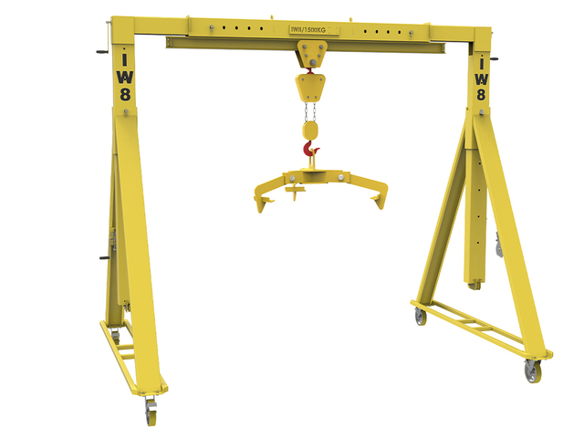 Suporte Talha Regulável Móvel 1500kg