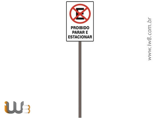 Tubo Placa Sinalização Turística