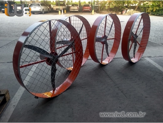 Ventiladores para Aviarios Grande 100cm Alta Potência