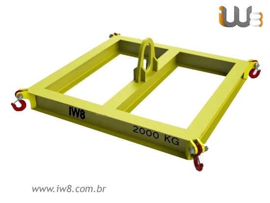 Viga Big Bag Elevada Simples 2000kg