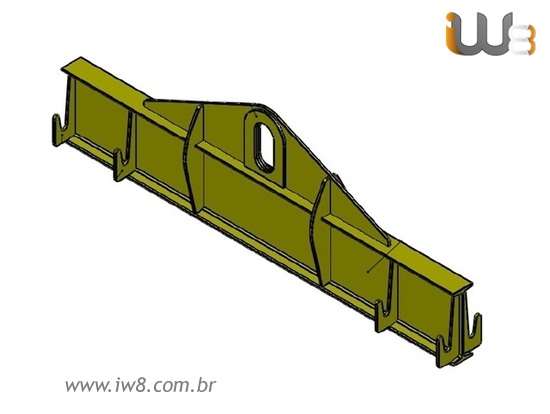 Viga tipo Balancim de 3,2m Capacidade 70T