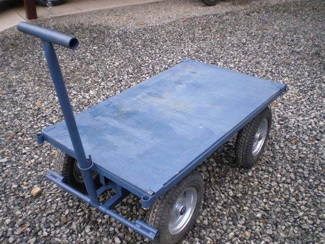 Carrinho de Carga 4 Rodas Plataforma de Transporte